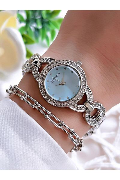 Coliseum Special Design Vintage Series Women's Wrist Watch+ Bracelet Gift Cl8719.M3