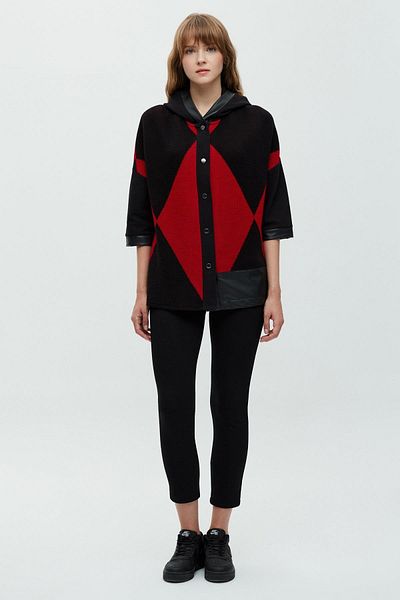 DAIDO Diamond Wide Fit Knitwear Cardigan