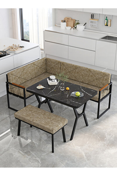 Mygusi Src 70x110 Bendir Masalı, Köşe Takımı, Mutfak, Balkon Köşe Takımı, Mut...