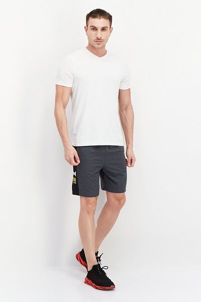 Tapout Men Sportswear Fit Training Shorts, Dark Grey