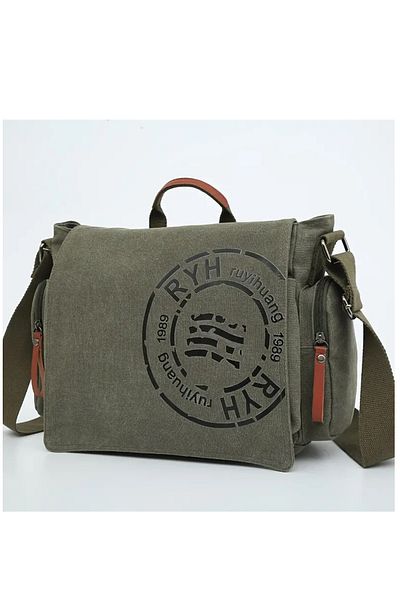 By Hakan GK65 Canvas Postman - Επιφάνεια εργασίας Evil με πλαϊνές σταυρωτές φυσούνες, φορητό υπολογιστή MacBook Tablet, καθημερινή χρήση