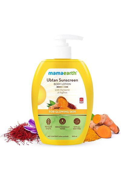 Mamaearth Ubtan Sunscreen Body Lotion 300 ml