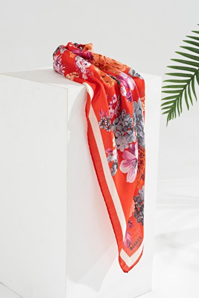 JAWEL Digital Printed Hijab Rose Pattern Women's Scarf