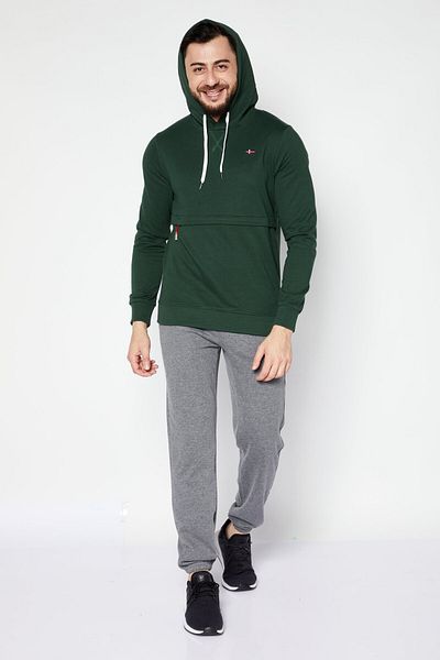 Nordland Men Sportswear Fit Outdoor Sweatshirt, Green