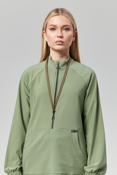Çatı Medikal Extreme Cool Modest - Tricou chirurgical premium din Lycra bidirecțional pentru Doctor și Asistentă (FEMEIE),