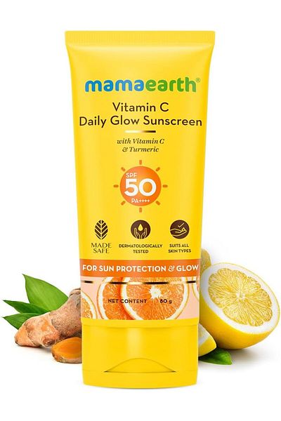Mamaearth Vitamin C Daily Glow Sunscreen 80 g