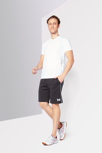 RBX Men Sportswear Fit Training Shorts, Dark Grey