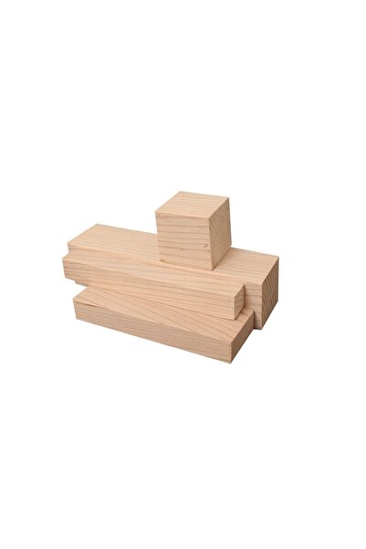 iAhşap 2x5x150 cm Silinmiş (4 Adet) Köknar Kereste Ahşap Çıta