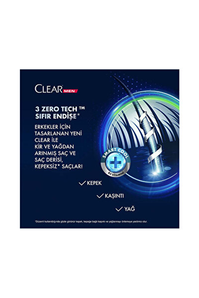 Clear Men Yoğun Arındırıcı Kepeğe Karşı Etkili Şampuan 350 Ml