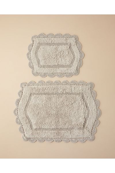 English Home Set covorașe de baie antiderapante din bumbac Mia 60x90-40x60 cm Bej
