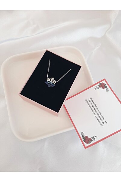 klas gümüş Kartanesi Mix Rodaj Kolye | 925 Ayar Gümüş | Hediyelik Ürün