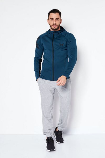 Tapout Men Sportswear Fit Long Sleeves Training Sweatshirt, Blue