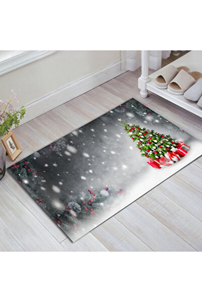 PRINTOPIA ALCADİZAYN السنة الجديدة شجرة الصنوبر نمط الباب الزخرفية الحديثة ال...