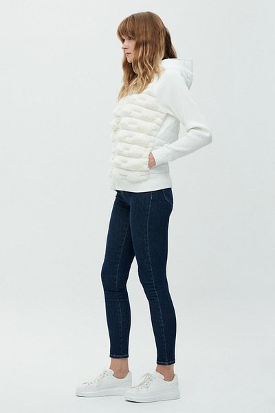 DAIDO Self Striped Fur Coat
