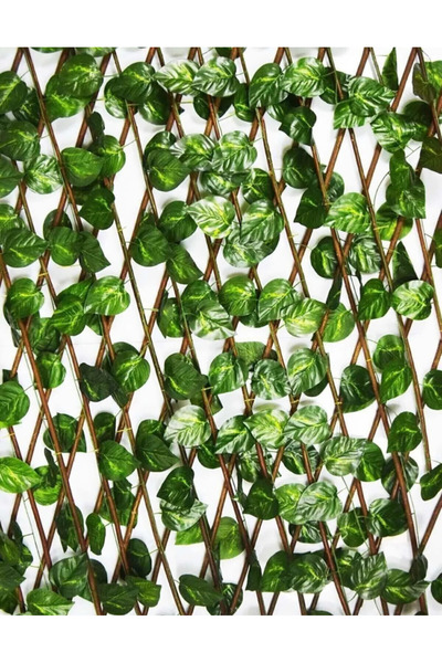 Unichrome Yapay Sarmaşık Bahçe Yaprak Balkon Çiti Sarmaşık Çit - 120 Cm X 3m