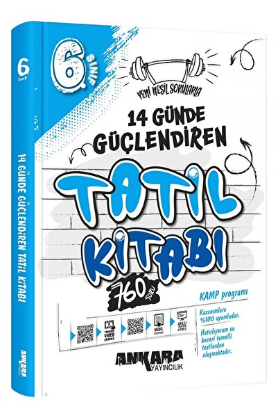 Ankara Yayıncılık 6.sınıf 14 Günde Güçlendiren Tatil Kitabı