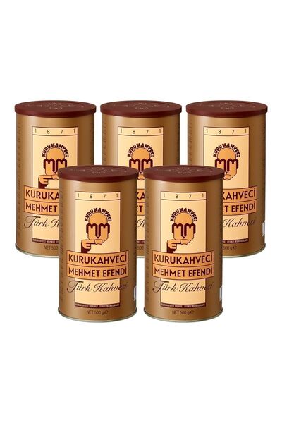 Mehmet Efendi قهوة تركية 5 × 500 جرام - علبة
