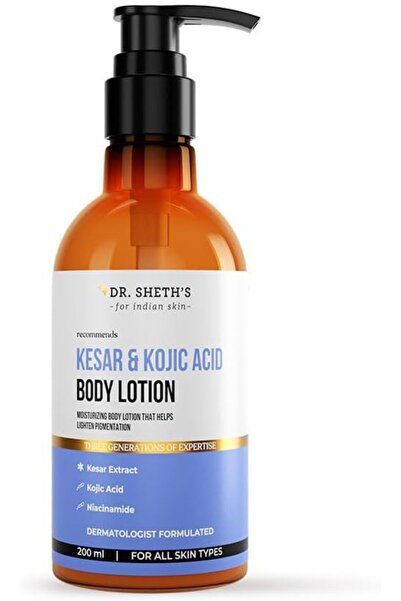 Dr. Sheth's لوشن الجسم بحمض الكيزار والكوجيك - 200 مل