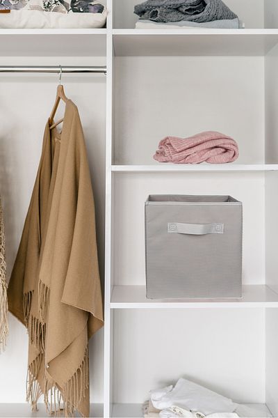 ADARYA HOME Under Cabinet Laundry and Toy Organizer Storage Box Without Lid |   30X30X30 cm (Anthracite)