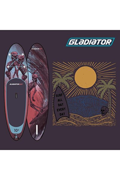 Gladiator Pro 10'6 Skeleton Şişme Sup Paddle Board(Kürek Sörfü) - Full Paket