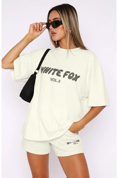 The Champ Clothing White Fox Γυναικείο White Vol 3 Written Offstage Short