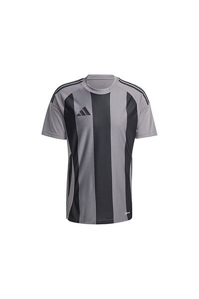 adidas Men's Football Jersey 24 Jsy - Striped, Gray Iw2145