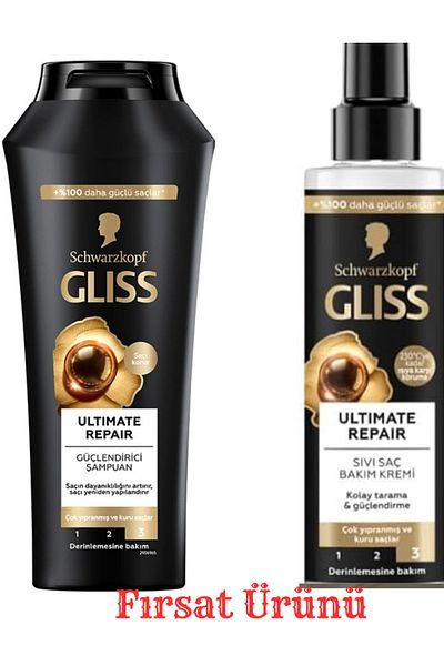 Gliss Ultimate Repair Shampoo 400 ml & Liquid Conditioner 200ml Ultimate Repair 200 ml