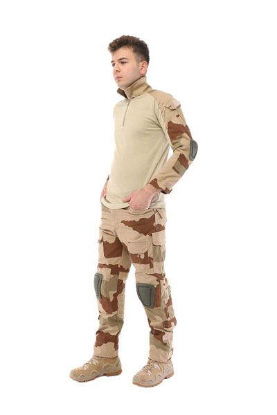 SINGLE SWORD Camouflage Tactical Men's & Women's Outdoor Cargo Pants with Knee Pads