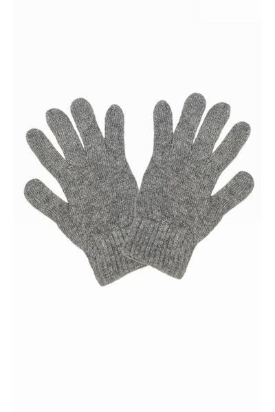 Lumos Trade Unisex Knitwear - Standard Gray Gloves, Ankle Elastic Fingers Snow