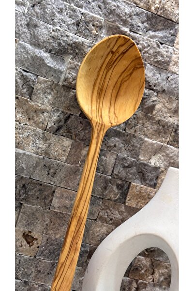 ARİN MODA ARİN HOMTEKS DEN  Zeytin Ağaçından El yapımı 1 Parça  Tahta Kaşık  DOLDURMA KAŞIĞI (g: 7cm u: 29cm )