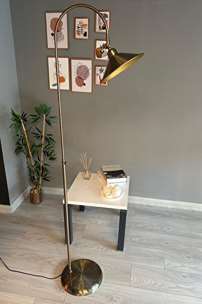 Bamyum Eskitme Lambader Hareketli Başlık Modern Dekoratif Metal Salon Oturma Odası Çalışma Odası Lambası