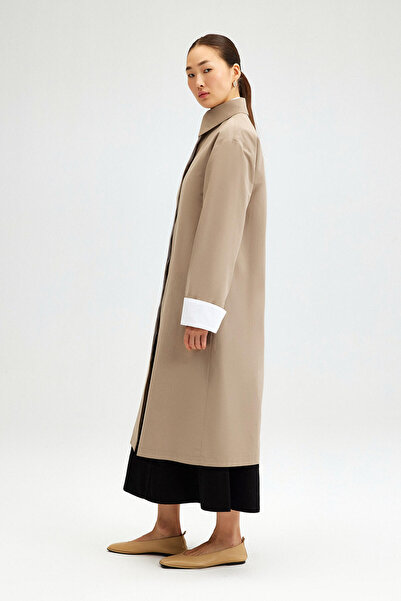 Touché Privé TRENCH COAT WITH CUFF DETAIL
