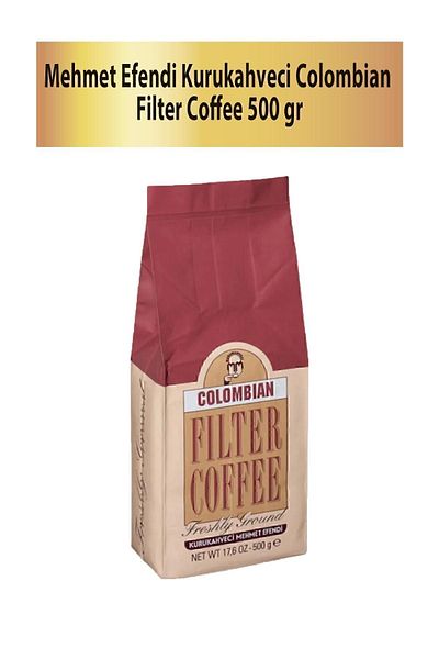 Mehmet Efendi Colombian Filter Coffee 500Gr - Foil Packaging
