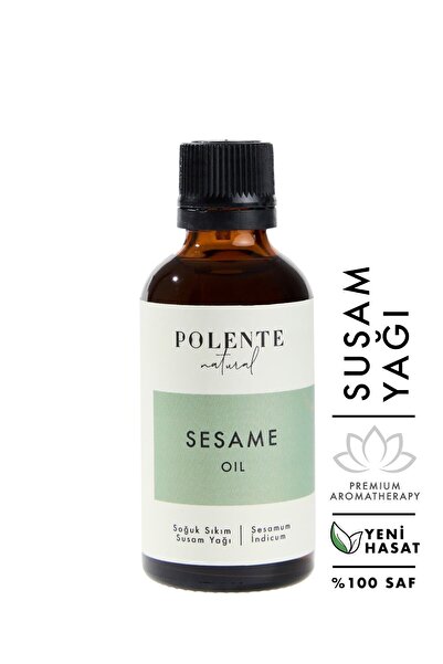 Polente Natural Susam Yağı - Soğuk Sıkım (50 ml)