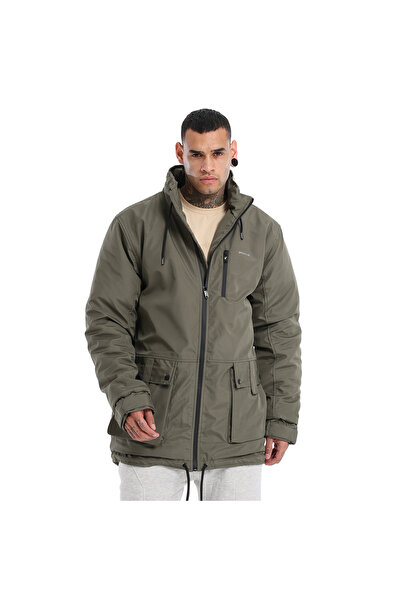 Sportive Ronda Erkek Yeşil Günlük Stil Mont 24KE021-HAKI