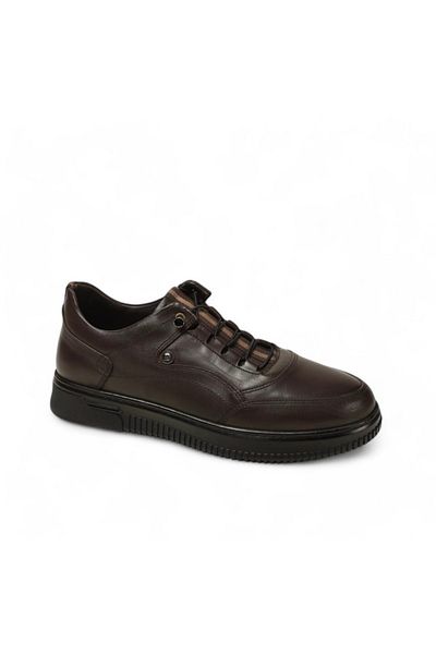Pierre Cardin Pi̇erre Cardi̇n Men's Genuine Leather Brown Orthopedic Daily Shoes
