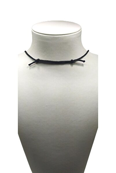 BONCADAS Köpekbalıklı Ip Askılı Ve Krom Çelik Kaplamalı Tribal Kolye