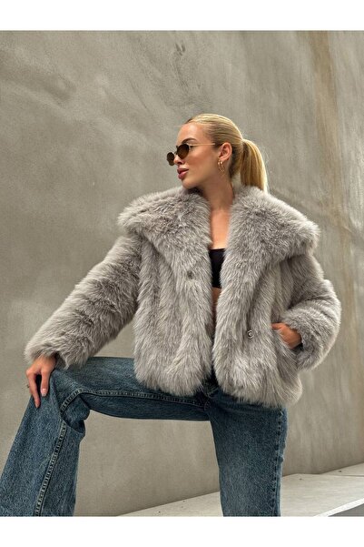 Senarce Soft Touch Oversize Premium Plush Coat