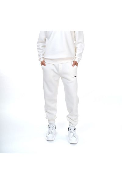 Butik TREND BIZ Φόρμα Unisex με ελαστική μέση και πόδι με στάμπα