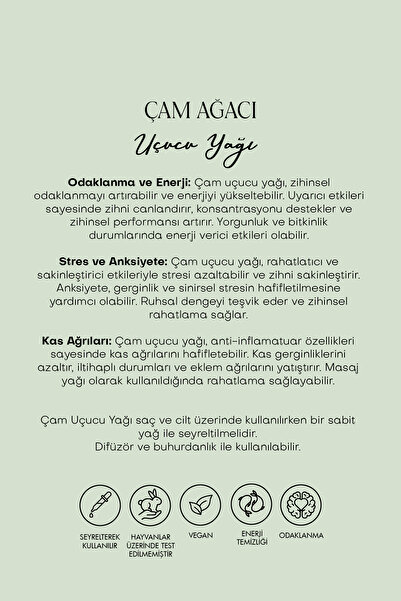 Polente Natural Çam Uçucu Yağı (10 ml)