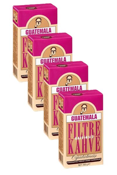 Mehmet Efendi Guatemala Filtre Kahve 250 gr - 4 Adet