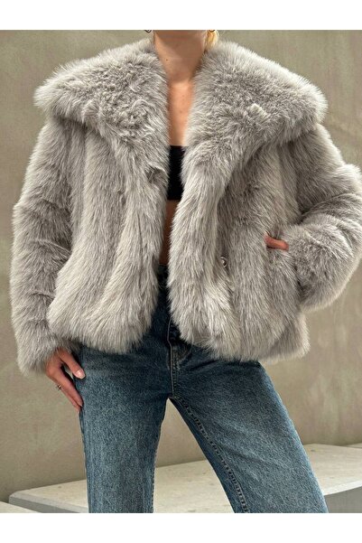 Senarce Soft Touch Oversize Premium Plush Coat