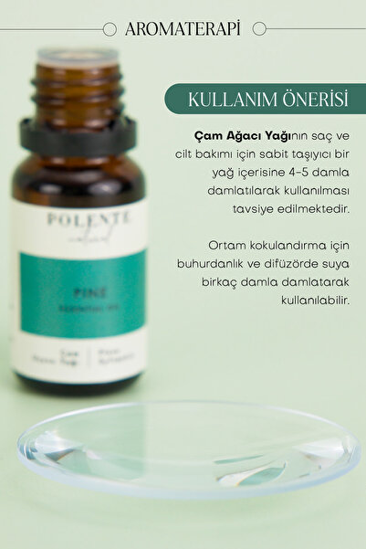 Polente Natural Çam Uçucu Yağı (10 ml)