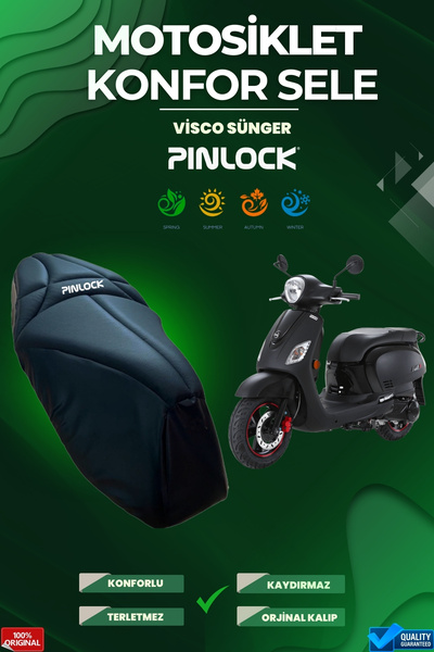 pinlock Husa pentru scaun compatibilă Sym Fiddle 3 (cu burete visco)