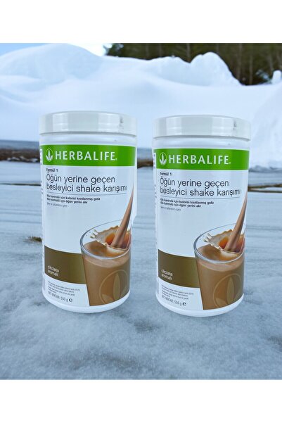 Herbalife Özel Formülasyon 1 Çikolata Aromalı Shake 500 gr 2 Adet Hızlı Gönderi