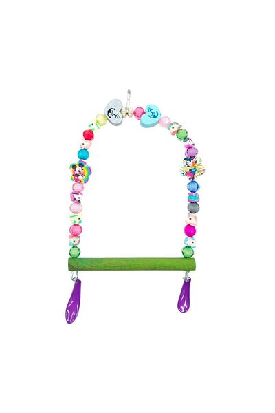 Ans Hanging Budgie - Swing and Perch Set