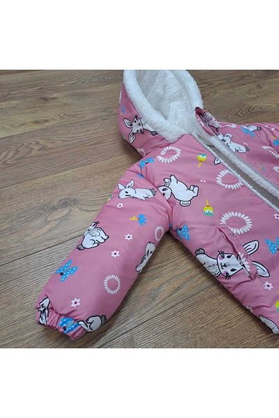 minikiss Water Repellent Welsoft Hooded Girl's Coat
