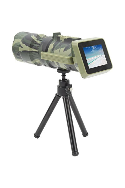 Ozmik WY01 Çocuk Teleskop  16X Monoküler Teleskop 1080P HD Oyun Fonksiyonu Seyahat Için Katlanır