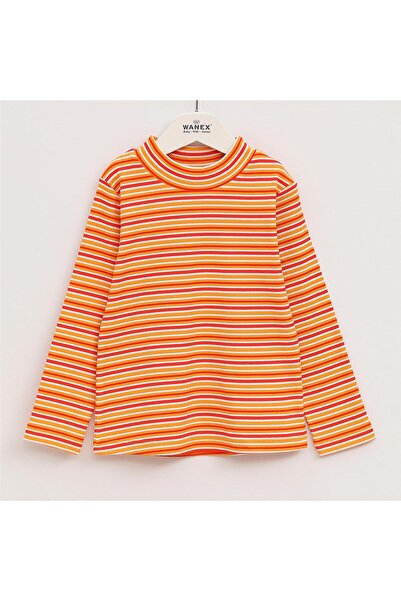 WANEX Kız Çocuk Uzun Kol İnce Sweat - 32075 - Oranj