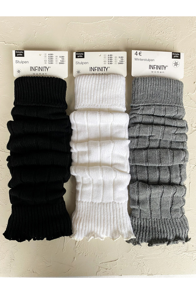 MyBio 3'lü Karışık Set Kadın Premium Kalın Aerobik Uzun Tozluk Bot Çorabı